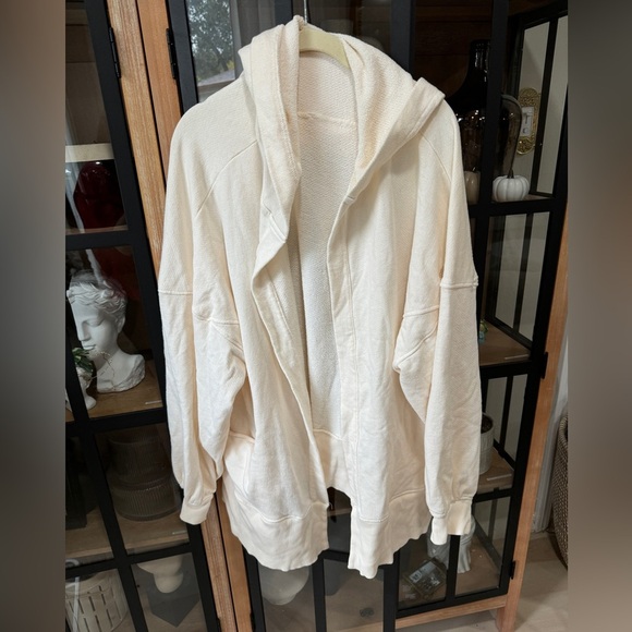 FP Movement Cardigan hoodie sweater Renegade Hooded Jacket canvas Free People - Picture 2 of 9